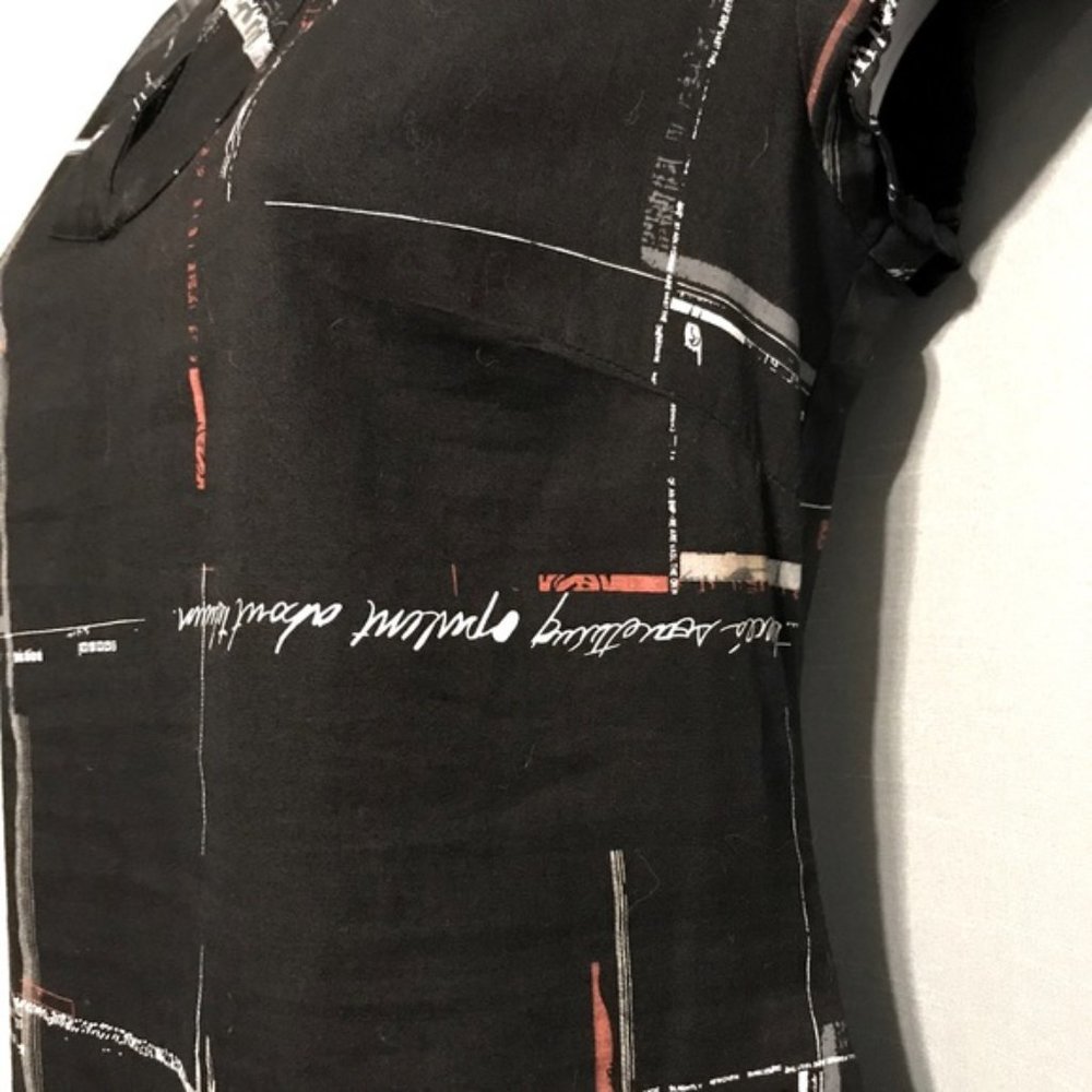 Volcom Black Dress with Typographic Detail - Picture 5 of 9